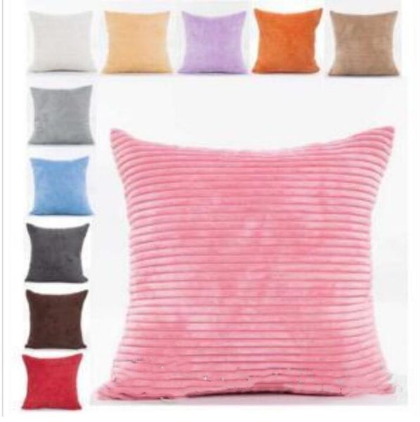 

plain case wave striped home sofa throw pillow cases square cushion cover christmas car decorative bedroom decor dhc3030