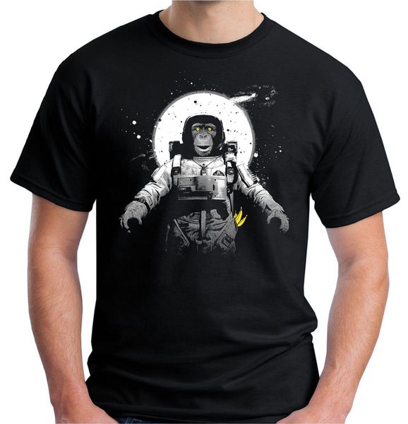 

2019 горячих продаж летнего мужского астронавт шимпанзе футболка spaceman sci fi обезьяна обезьяна v20 100% хлопок для man рубашки спорта с