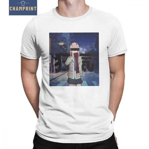 

darling in the franxx zero two anime manga 02 kawaii novelty man's short sleeved fit pure cotton hoodie designers t shirts sweatshirt