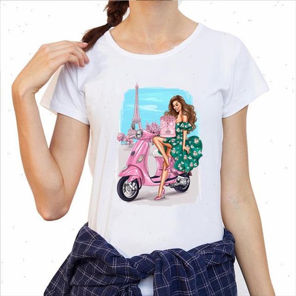 

zoganki fashion summer women tee casual short sleeve t shirt female graphic tee shirts cute women t shirts, White