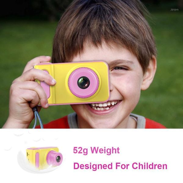 

digital cameras portable 2 inch hd screen chargable mini camera kids cartoon cute toys outdoor props for child birthday gifts1