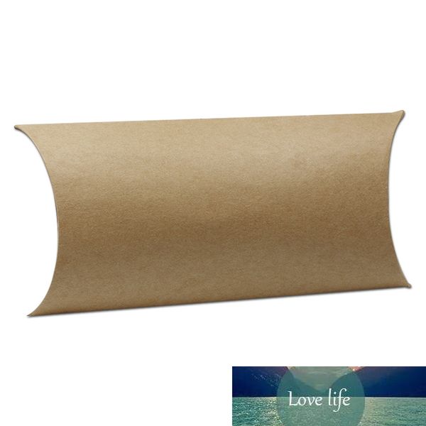 30 шт. / Лот Крафт-бумага подушка для подушки в форме коробки подарок