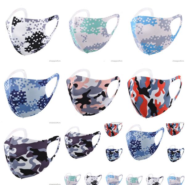 

uoc8hleopard camouflage face masks anti-dust wind mouth washable breathable outdoor cyling bicycle protective mask in stock 2