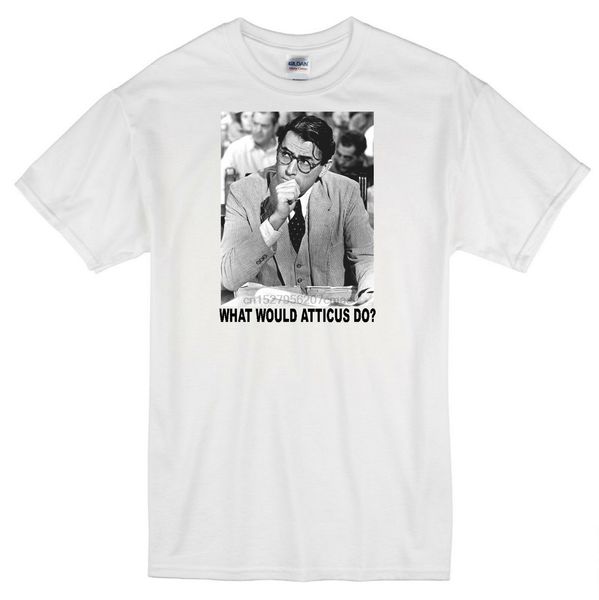 

atticus finch wwd to kill a mockingbird movie white t-shirt sport hooded sweatshirt hoodie