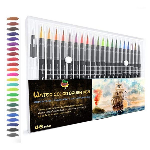 

gift sets watercolor brush pens for painting with flexible nylon tip markers1