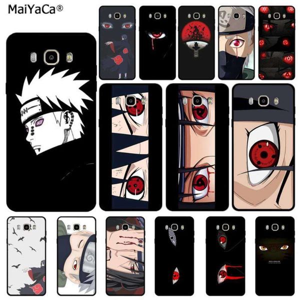 

1dwmobile phone shell maiyaca anime naruto itachi akatsuki red eye samsung j6 j2 j5 prime j4 j7 j8 dual core neo