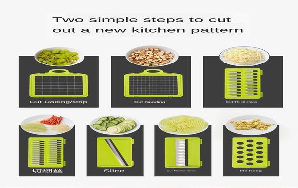 

овощной резак многофункциональный измельчитель для измельчителя shredder shredder slicer dicer кухонные принадлежности креативное sliecer pe