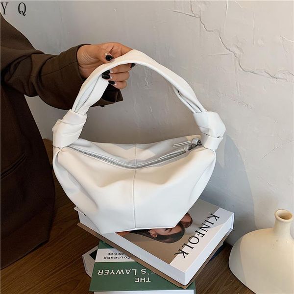 

small solid color pu leather shoulder bags for women 2021 fashion handbags women's trend vintage travel hand bag