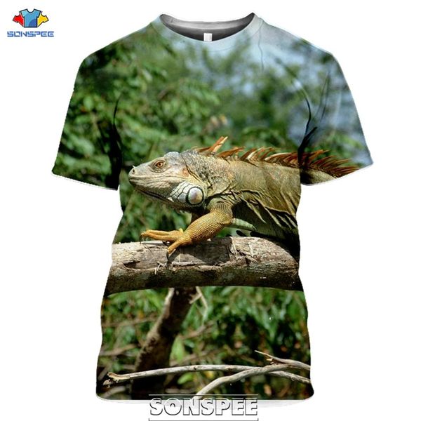 

cool lizard iguana 3d print shirts horror hentai harajuku men clothing