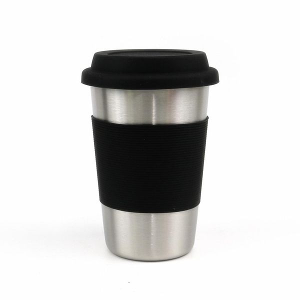 

чай виски пиво питьевого cold family party предотвратить кружки силикон 500мл кофе руки 304 чашки горячего крышки оболочка из нержавеющей ст