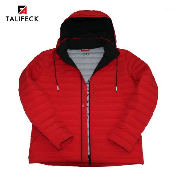 

2020 new men jacket spring cotton padded jacket men fashion jackets autumn coat puffer detachable hood russian size1, Black