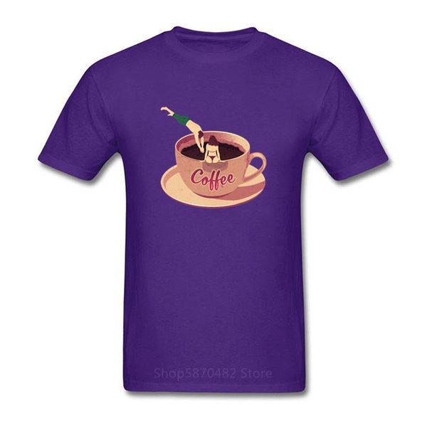 

lady swimming in coffee dive cup black hombre new arrival pure comfortable funny tees sport hooded sweatshirt hoodie t shirt