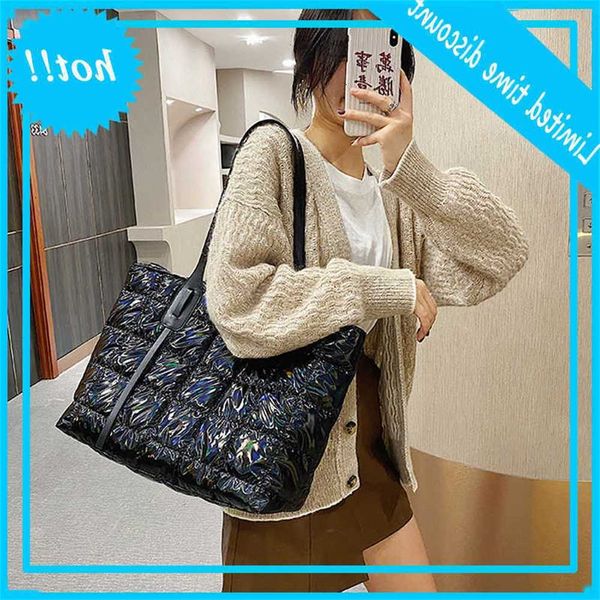 

rooster down cat women shoulder bags designer waterproof nylon handbags lady capacity dead female great wallet 2021 winter