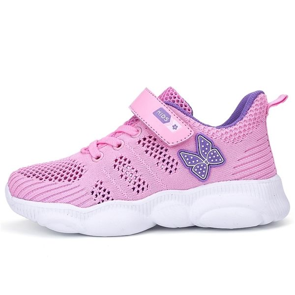 

summer children girls breathable for 5-16 years old girl,kids school shoes white gray and pink,size 28-38#bbx953 y201028, Black;red