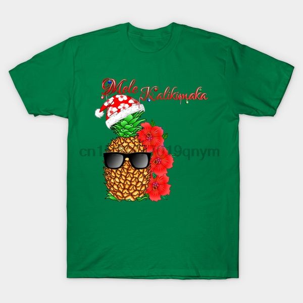 

тенниску меле kalikimaka гавайский с рождеством ананас меле kalikimaka t shirt printed t рубашка тройников топ спорта толстовка с капюшоном