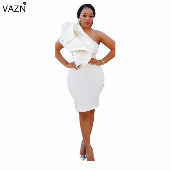 

a0266 new 2017 bandage dress strapless mini dress one shoulder mini club dress q1118, Black;gray