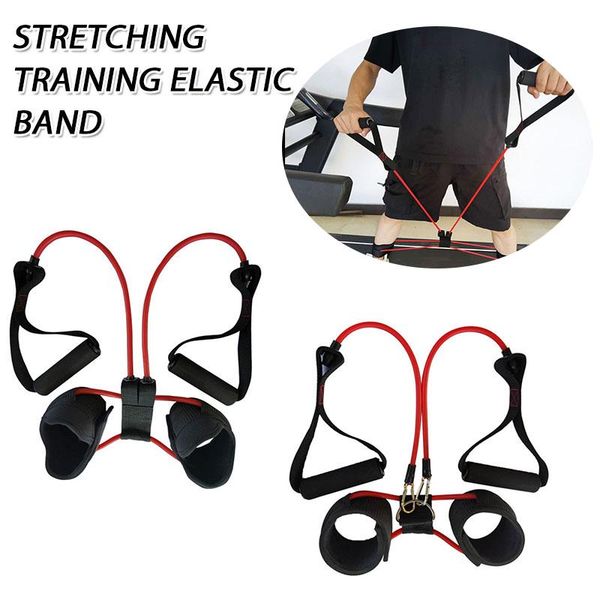 

resistance bands handle leg elastic band fitness equipment arm stretch training portable body building