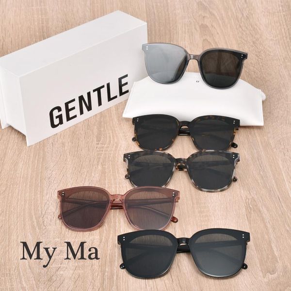 

2020 new acetate gentle round ma uv400 sunglasses polarizing fashion my for men women design nqmmo, White;black
