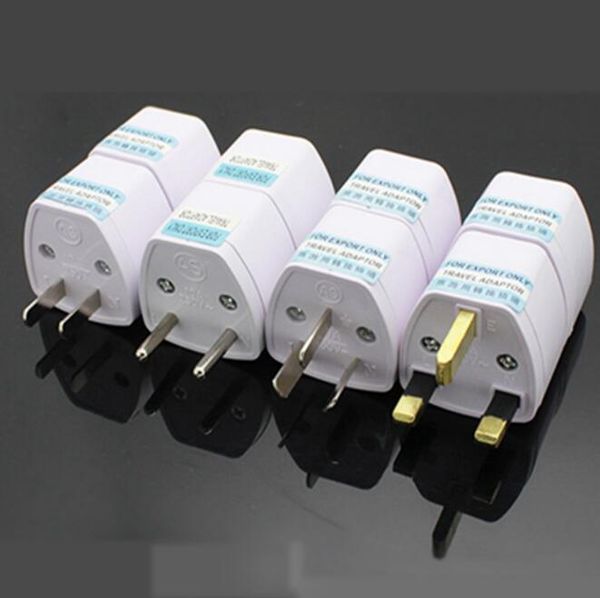 

universal travel adapter eu us au to uk ac travel power plug charger adapter converter 250v 10a socket converter white
