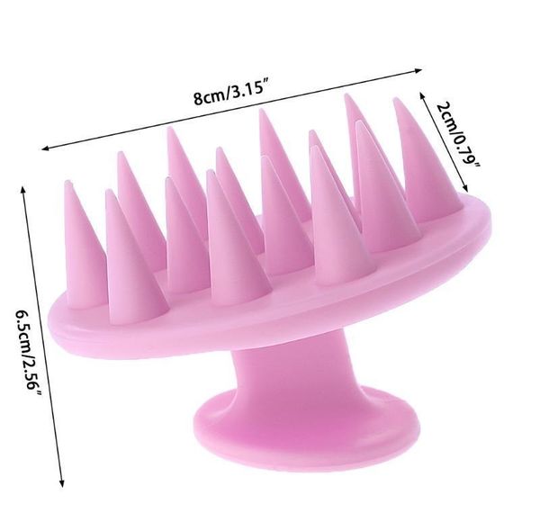 

4 colors shampoo scalp shower hair massage massager body wa sqcpkx bdehair, Silver