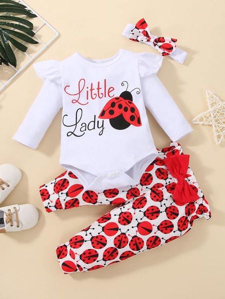 Babybug Babybug Письмо Графическое rack Tram Tram Bodysuit Помочь Оголовье Она