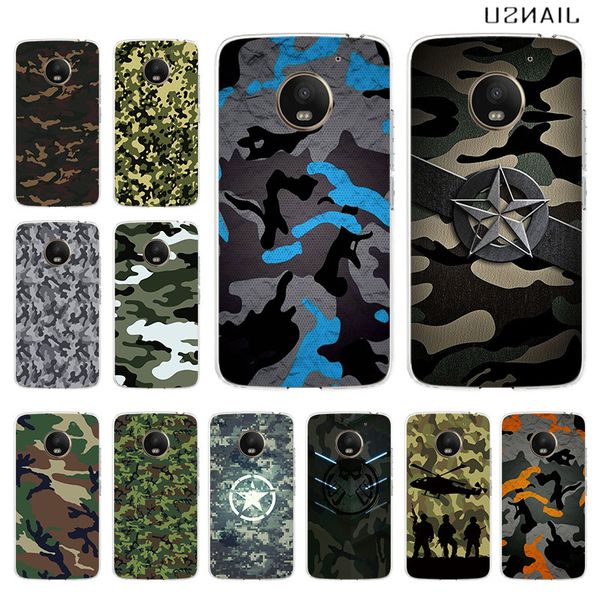 

camouflage army pattern luxury cover moto g5 g5s g6 plus g7 power coque silicone soft case for motoral e5+plus e6 play shell