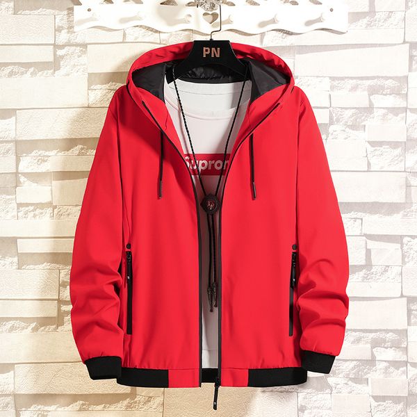 

autumn spring jacket men's casual classic red black middle-aged comfortable jackets plus oversize 5xl 6xl 7xl kg-519, Black;brown