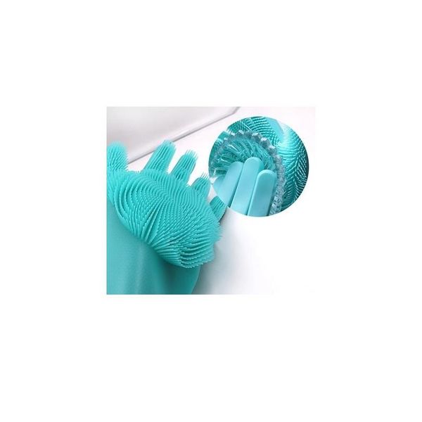 

1pair sile cleaning gloves gloves kitchen magic sile dish washing glove for household scrubber rubber kitchen cl bbyrrh