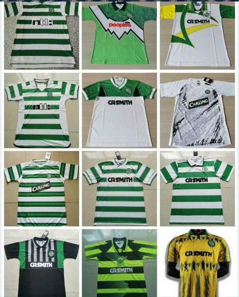 

celtic 80 1988 1989 1991 1994 95 96 larsson moravcik 1997 1998 1999 celtic retro soccer jerseys 2005 2006 classic vintage football shirtsg, Black;yellow