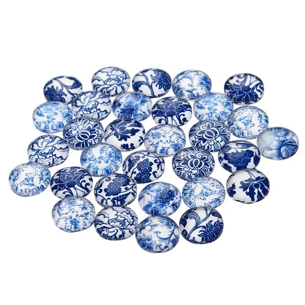 

30pcs glass flatback cabochons scrapbooking dome fridge sticker crafts 12mm