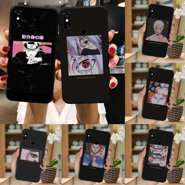 

3naruto japane anime kakashi mobile phone cover redmi 7 8 9t a3 9se k20 mi8 max3 lite 9 note 9s 10 procf1