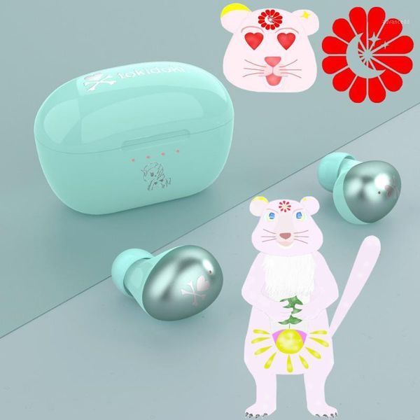 

cute girl wireless bluetooth v5.0 earbuds tws in-ear noise-reducing music earphone earbuds for mobile phones1