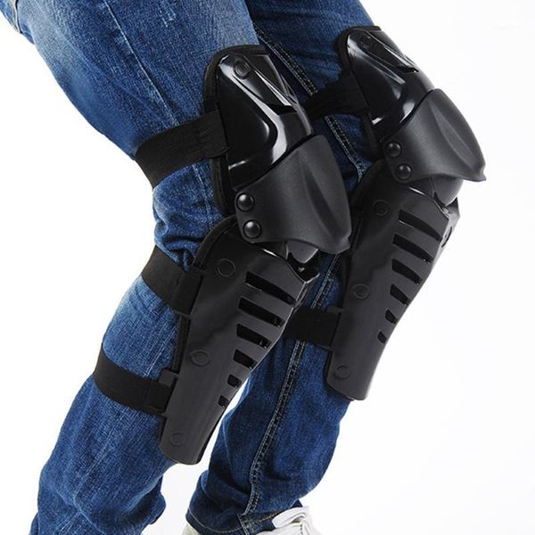 

elbow & knee pads 1pair shin guards protector braces brace atv motocross mx dirt bike cycling keen support pad1, Black;gray