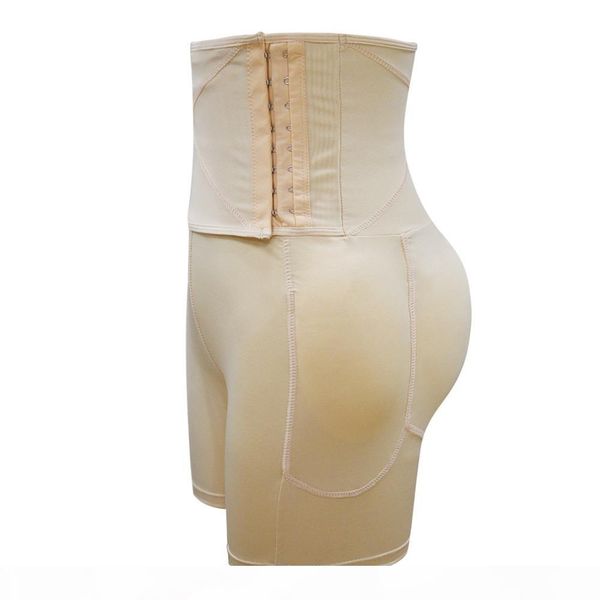 

high waisted butt and hip padded shaper seamless shapewear women fake butt enhancer slimming underwear booty lifter tummy shaper mx200711, Black;white