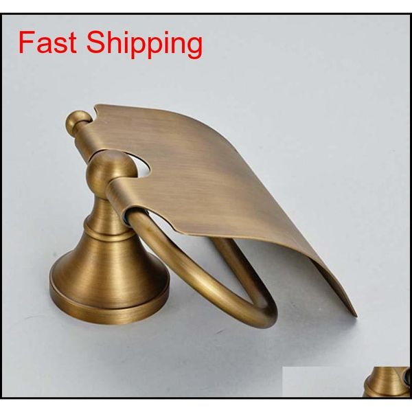 

wholesale and retail antique brass bathroom wall mounted toilet paper holder tiss qyloye bdesports