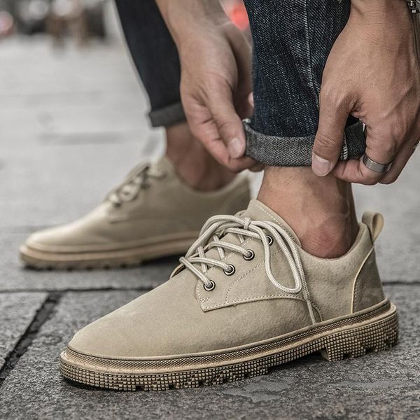 

england 2021 mens dress shoes fashion leather shoes wear oxford low-lace-up non-slip outdoor business men high quality, Black