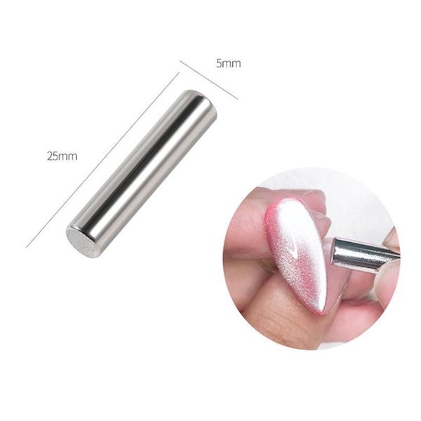 

nail cat eye cylindrical magnet powerful magnet cat eye gel tool nail art decoration qylpqn, Silver;gold