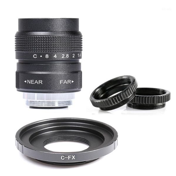 

fujian 25mm f1.4 cctv camera lens + c-fx mount ring for fuji fujifilm x-a2 x-a1 x-t1 x-t2 x-t10 x-e1 x-e2 x-1m x-pro1 x-pro2 x1