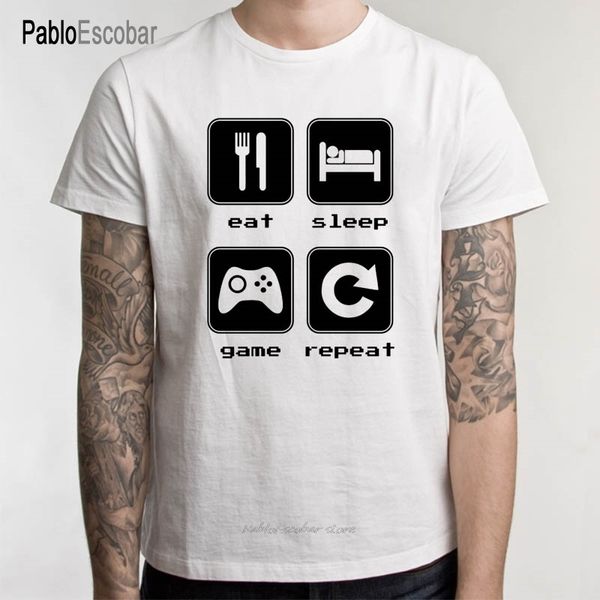

eat sleep game repeat mens gamer funny hoodie designers t shirts sweatshirt