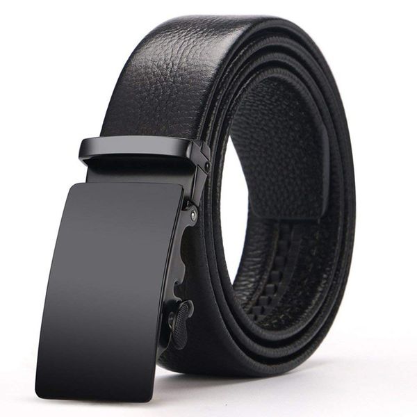 

2021 the new new male belt buckle casual business first leather layer gnjc, Black;brown