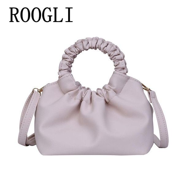 

pu women's shoulder bag round handle handbag daily straddle bag fashion ins mini messenger simple fashion style 2020