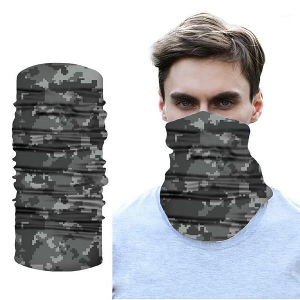 

new sport neck gaiter camouflage seamless hip- bandanas headwear scarf magic headband neck tube ring shawl wrap1, Black