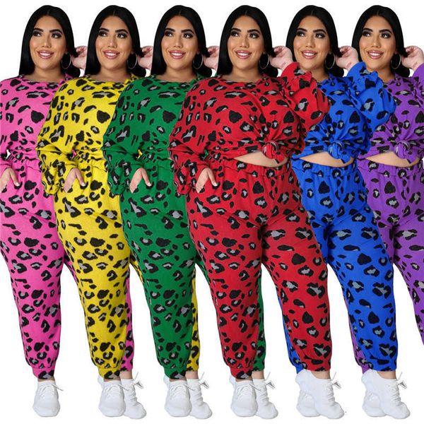

plus size tracksuit outfits long sleeve 2 piece set jogger sportsuit shirt leggings outfits sweatshirt pants sport suit selling klw5671