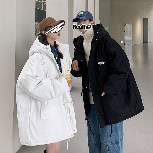 

2sf4blovers wear winter jacket autumn down cotton padded coat, Black