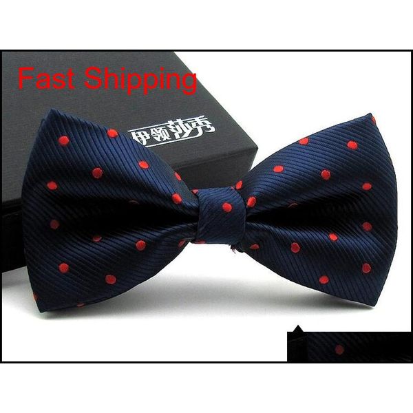 

different colors bridegroom polka dots neck bowtie bow tie adjustable bow tie metal qylmqg beauty888, Black;gray