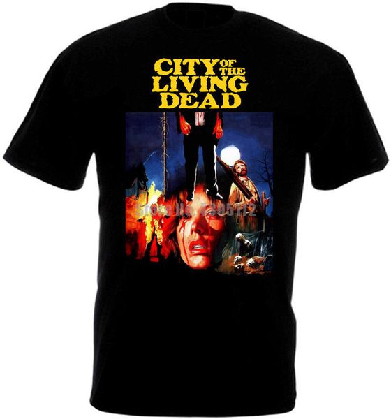 

city of the living dead movie poster 's harajuku gym king custom black sport hooded sweatshirt hoodie t shirt