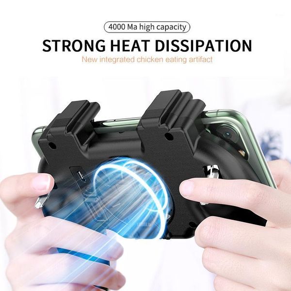 

game controllers & joysticks pubg gamepad controller joystick mobile handheld players fire button shooting trigger plug-in / with 4000 mah f