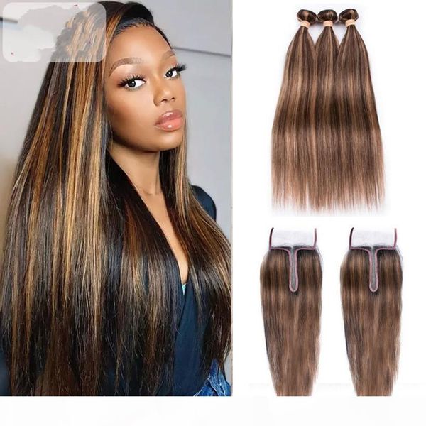 

fashion highlight p4 27 peruvian straight hair 3 p4 27 peruvian straight hair extensions with 4x4x1 lace closure bundles with closure, Black;brown