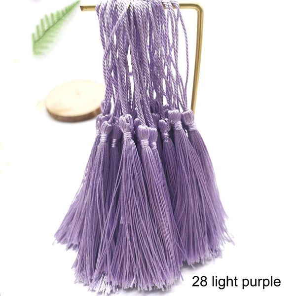 

32pcs polyester 13cm silk tassels fringe spike tassels hanging curtains mix pick for sewing decor diy jewelry making 32 colors h bbyxue