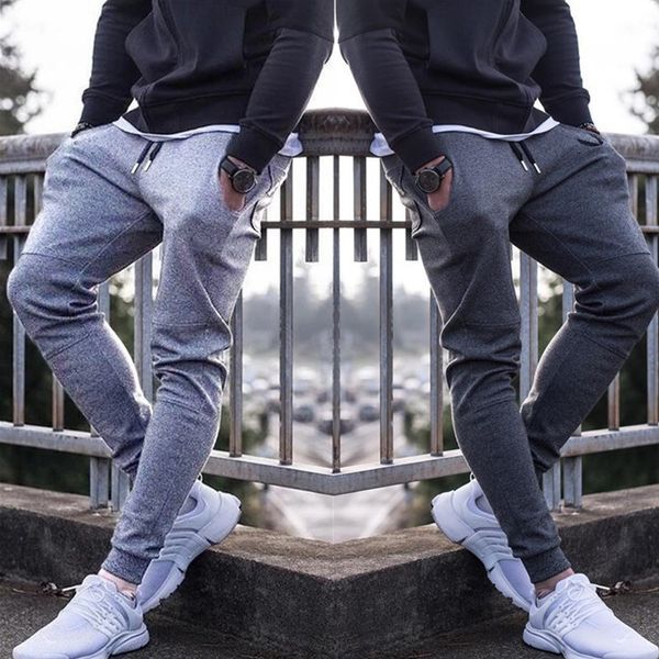 

running pants sweatpants mens jogger fitness sports trousers training, Black;blue